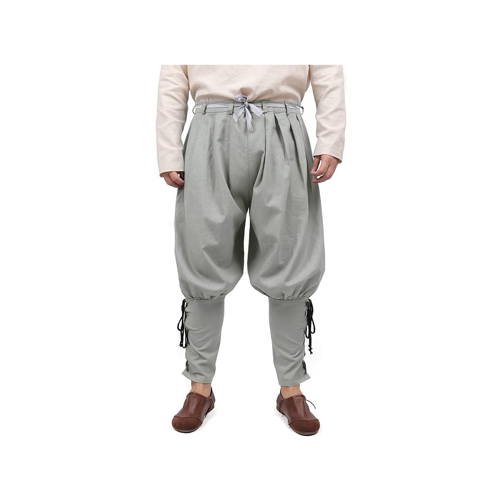 Medieval Pirate Retro Ankle Banded Pants for Men