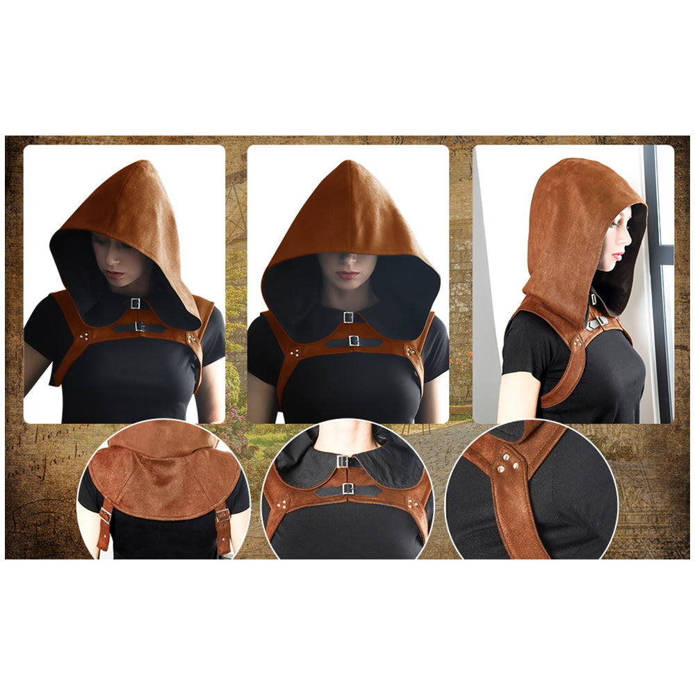 Steampunk Cowl Hat Gothic Cape