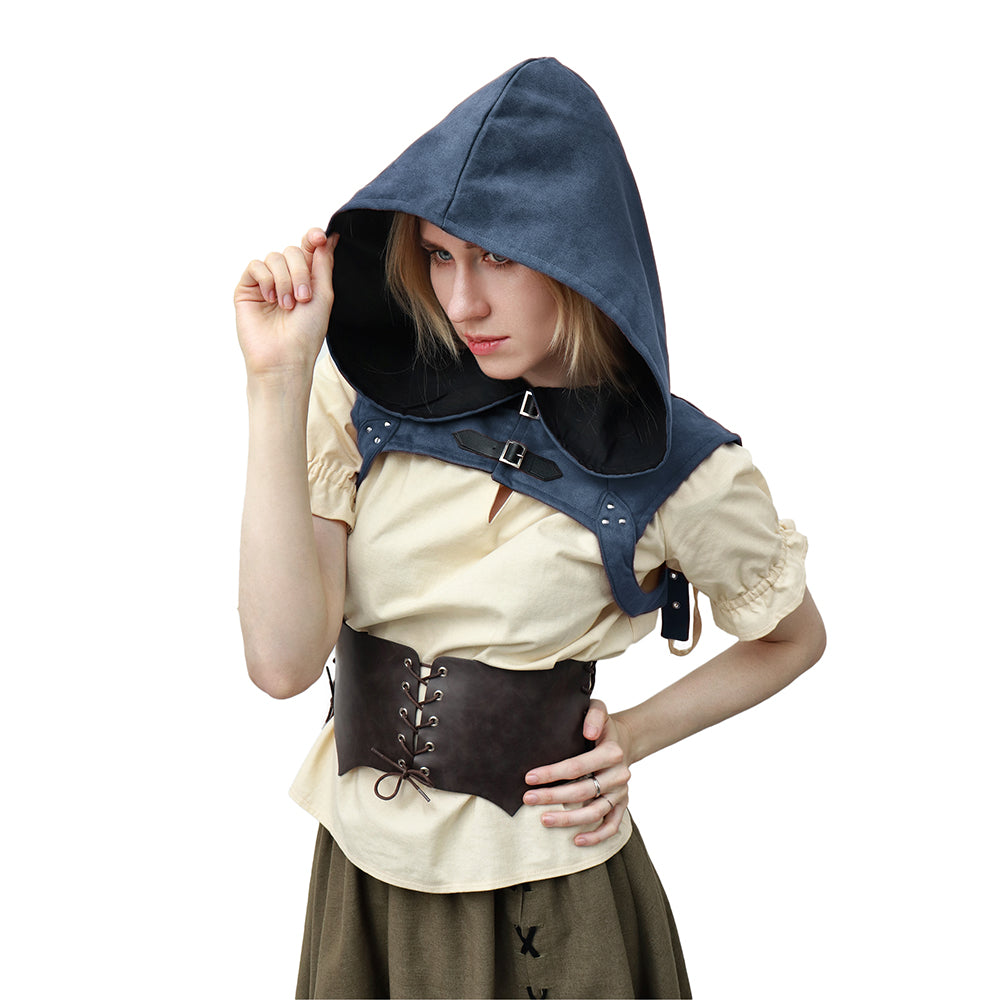 Steampunk Cowl Hat Gothic Cape