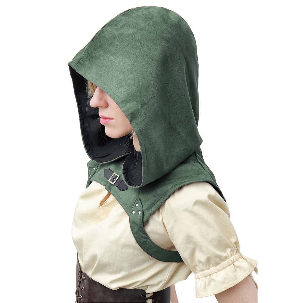 Steampunk Cowl Hat Gothic Cape