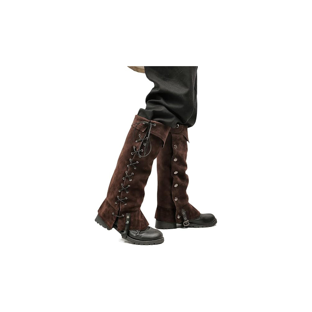 Medieval Leg Covers Pirate Steampunk Costume for Boots