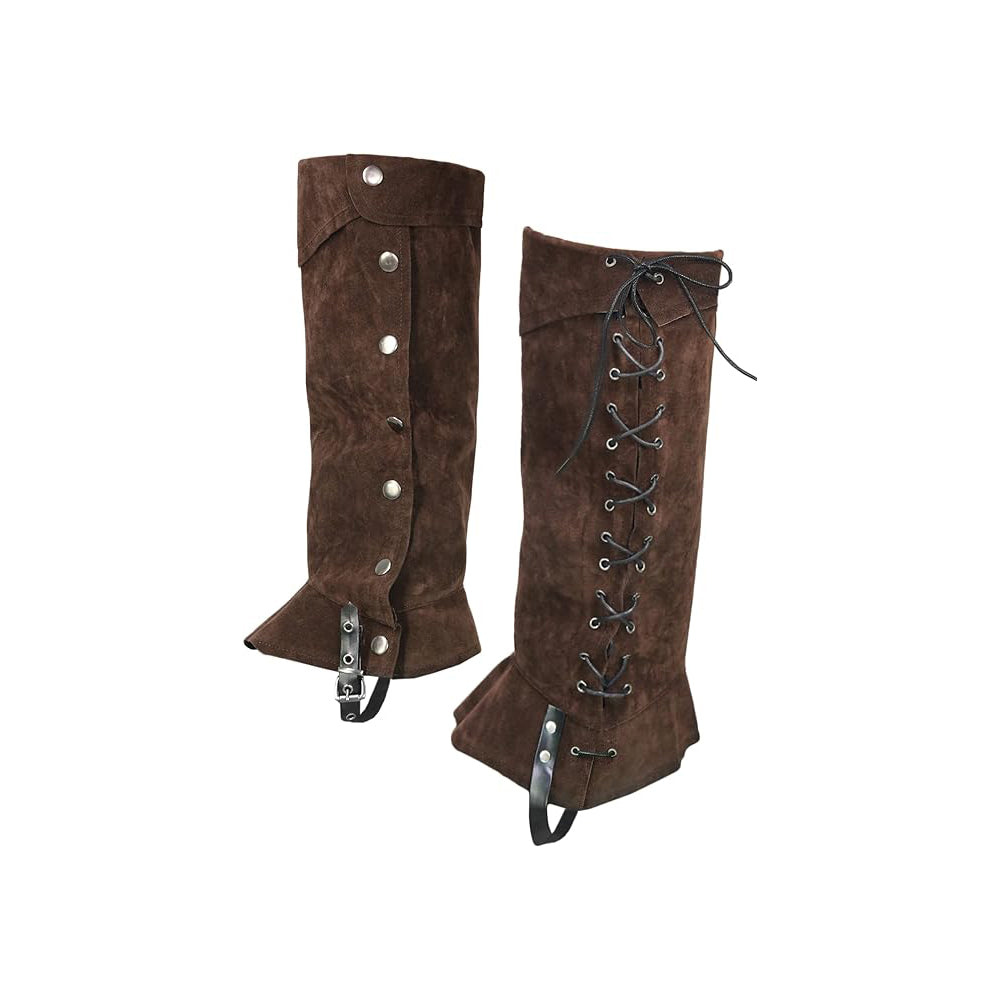 Medieval Leg Covers Pirate Steampunk Costume for Boots