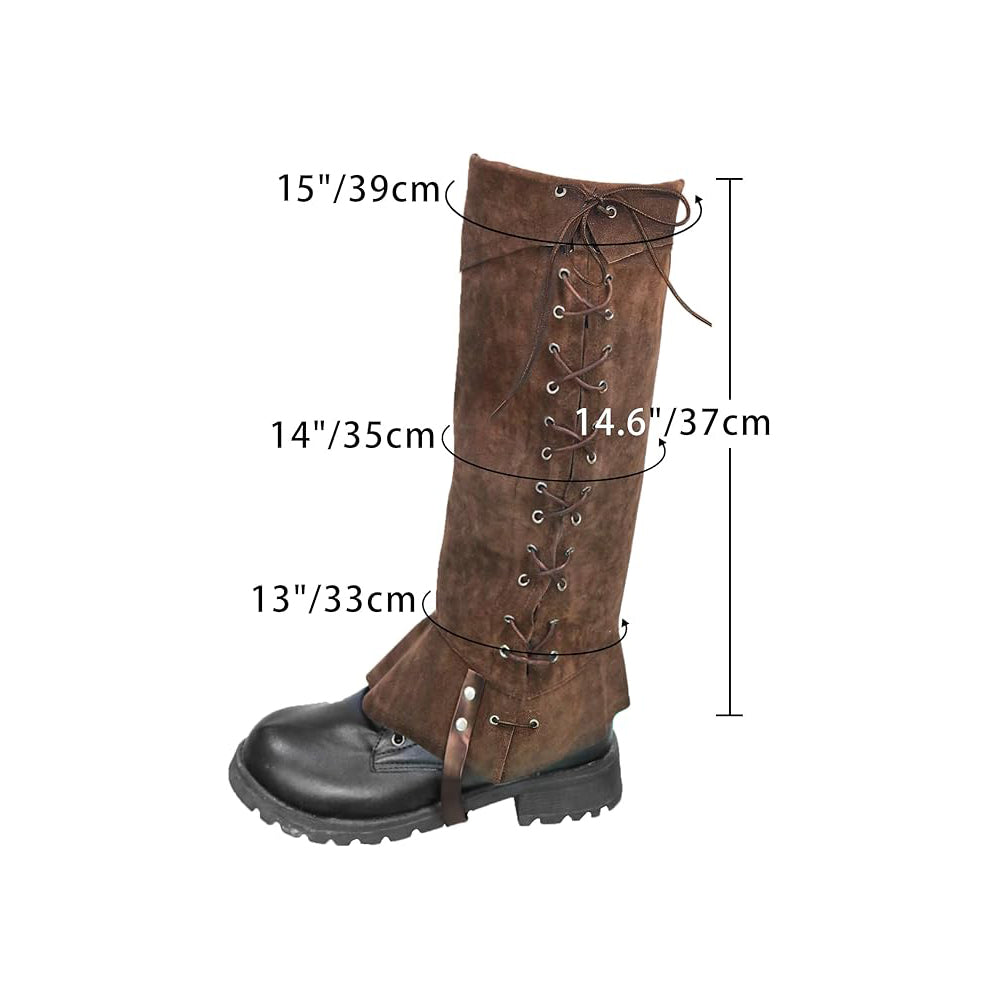 Medieval Leg Covers Pirate Steampunk Costume for Boots