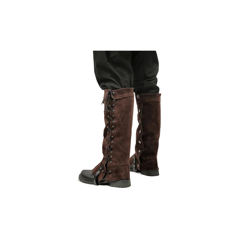 Medieval Leg Covers Pirate Steampunk Costume for Boots