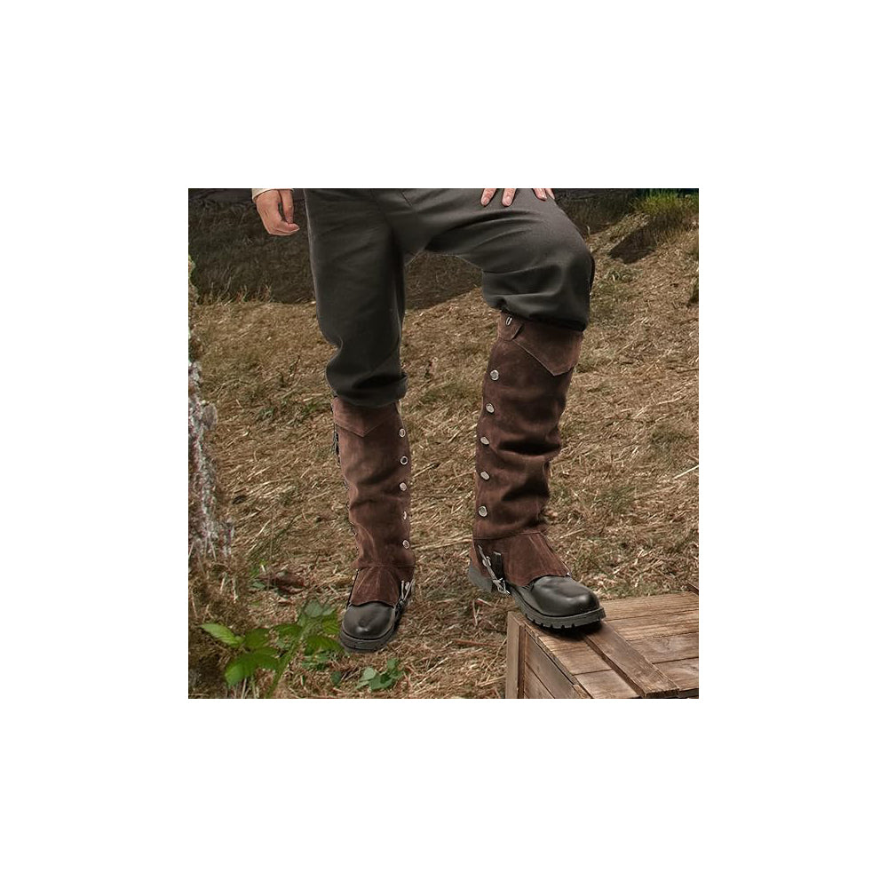 Medieval Leg Covers Pirate Steampunk Costume for Boots