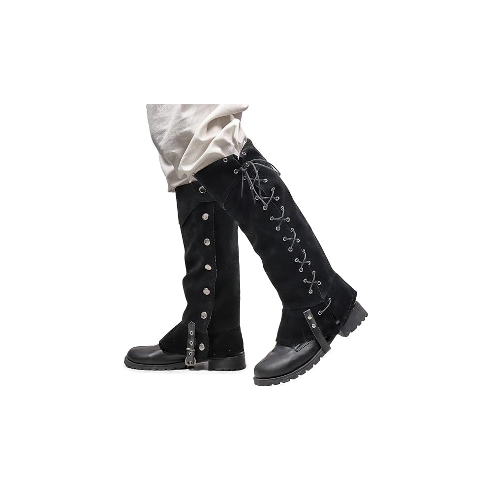 Medieval Leg Covers Pirate Steampunk Costume for Boots