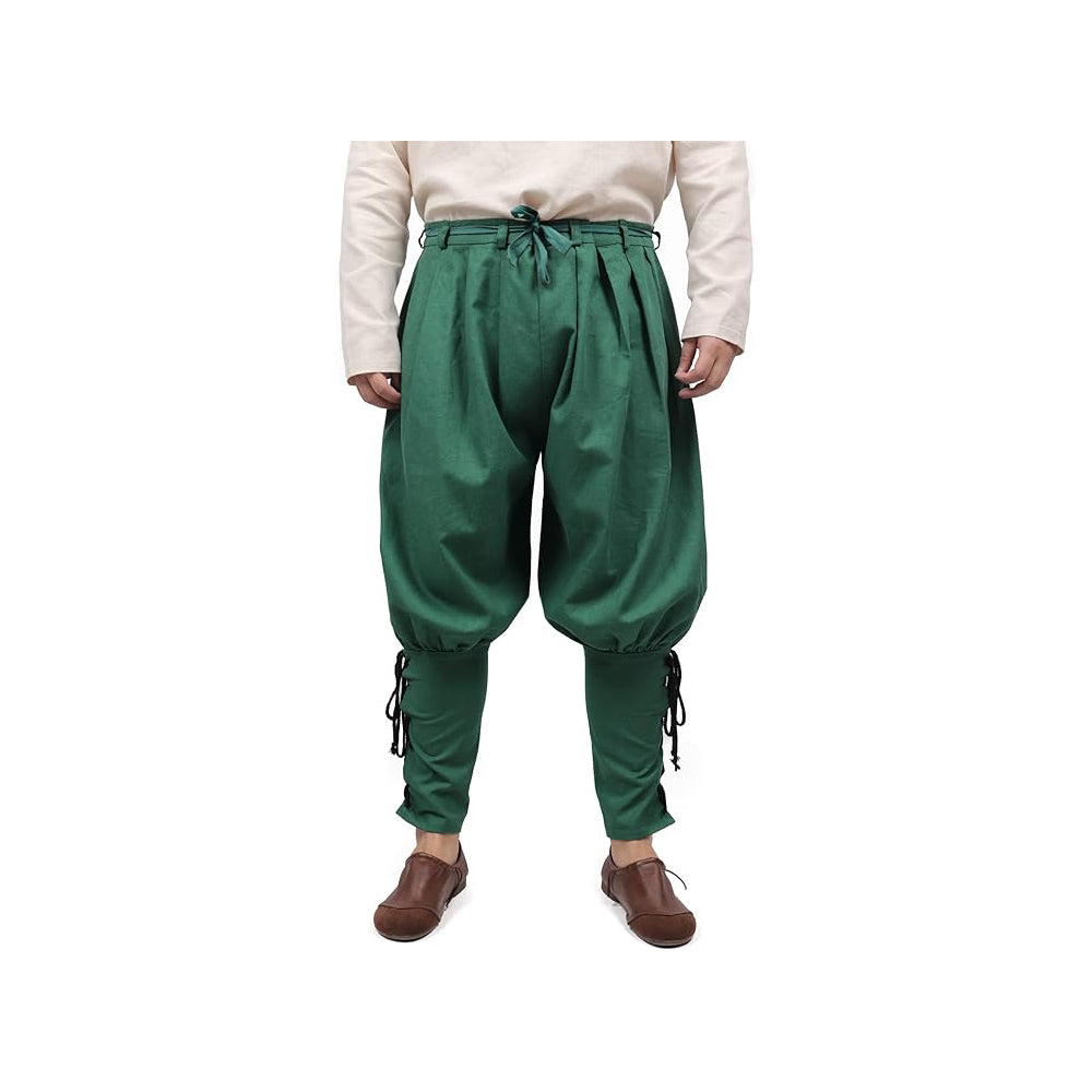 Medieval Pirate Retro Ankle Banded Pants for Men