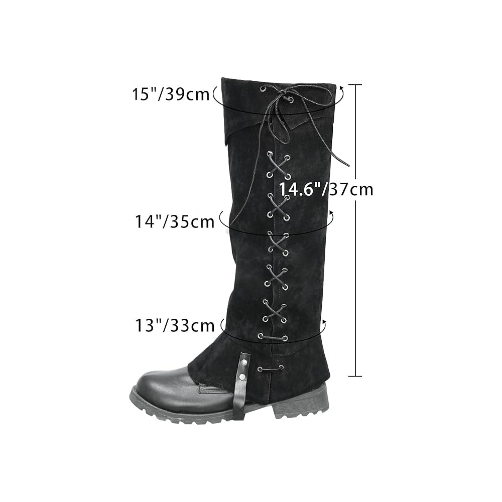 Medieval Leg Covers Pirate Steampunk Costume for Boots