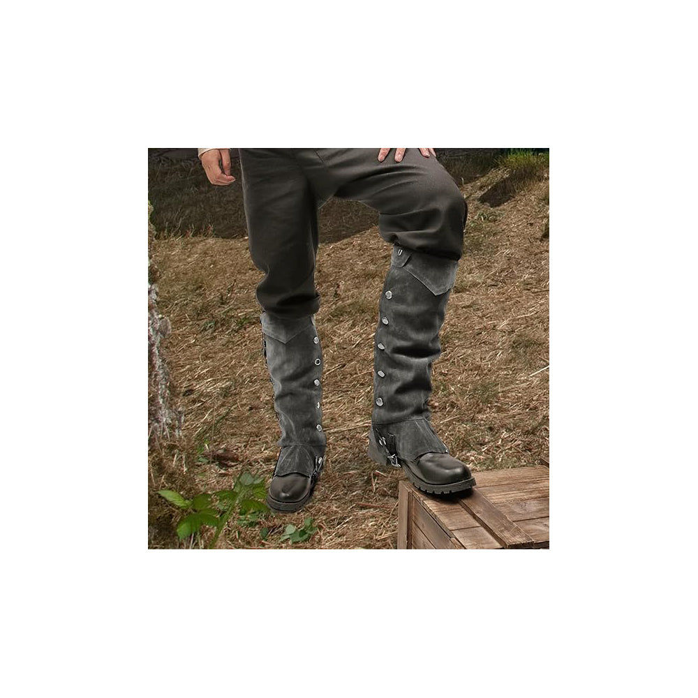 Medieval Leg Covers Pirate Steampunk Costume for Boots