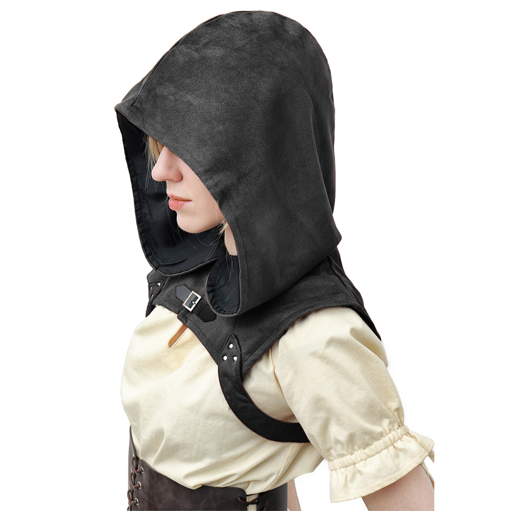 Steampunk Cowl Hat Gothic Cape