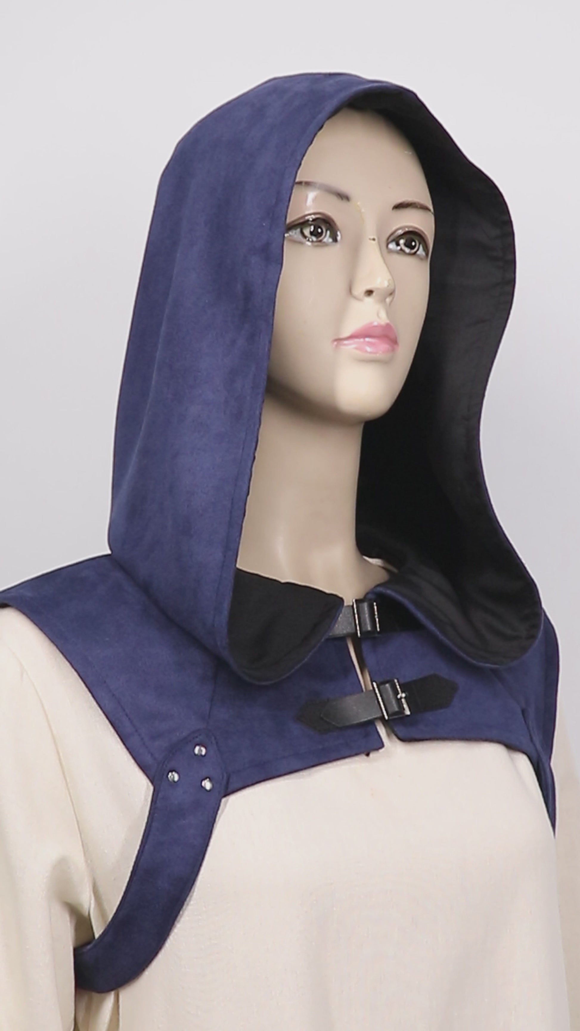 Steampunk Cowl Hat Gothic Cape